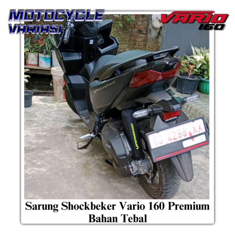 Sarung Pelindung Shockbeker Vario 160 Cover Shockbreaker Vario 160 Bahan Tebal