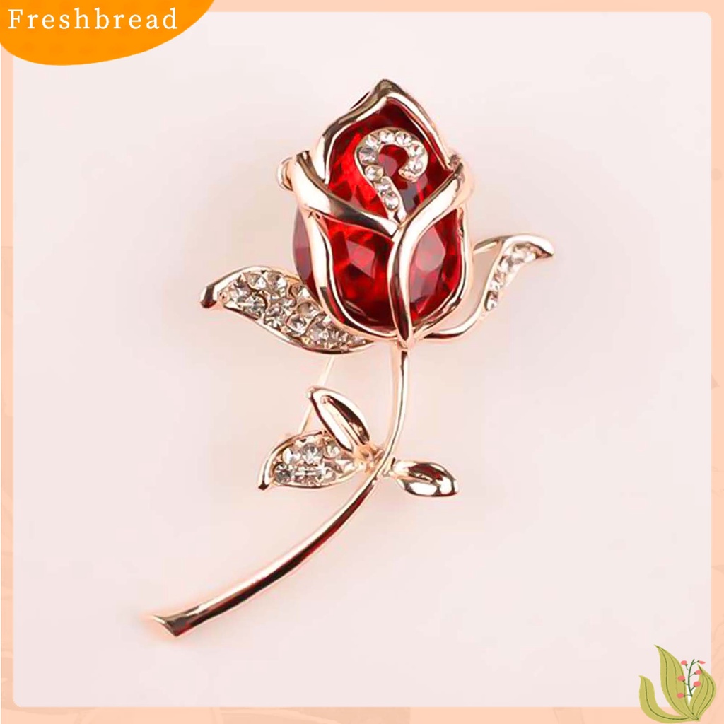 Fresh| Bros Bentuk Bunga Mawar Bahan Alloy Untuk Wanita