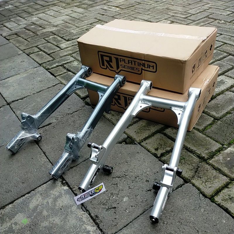 swing arm R1 platinum series pnp cb begel panjang model oval aluminium