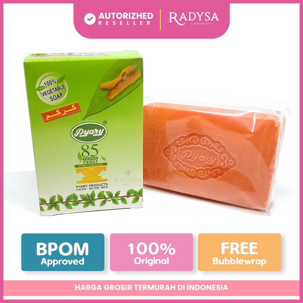 𝐑𝐀𝐃𝐘𝐒𝐀 - Sabun Arab Pyary Turmeric Soap [BPOM]