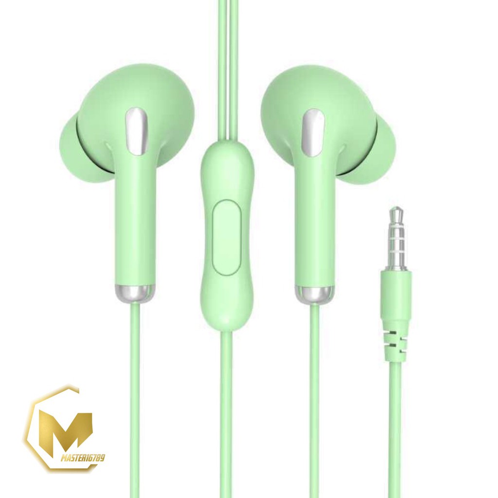 BM024 HEADSET HANDSFREE Hf earphone U28 MACARON MATE COLOR HIFI EXTRA BASS MA42