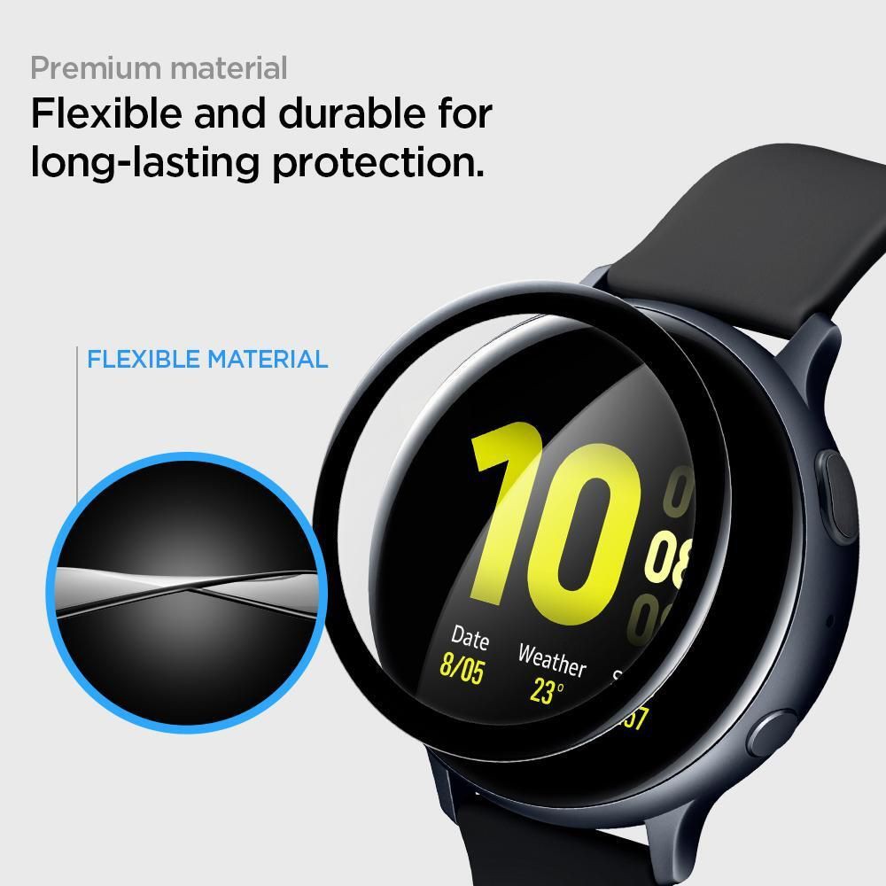 Screen Protector Samsung Galaxy Watch Active 2 44mm / 40mm Spigen Pro Flex EZ Fit Full Screen Guard