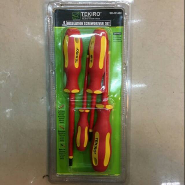 TEKIRO OBENG ELEKTRIK 4 PCS