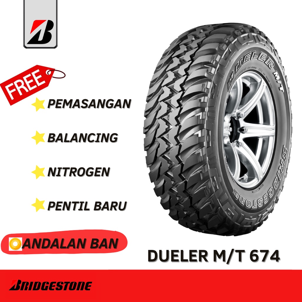 KUPON BAN BRIDGESTONE 27 x 8.50 R14 DUELER M/T D674