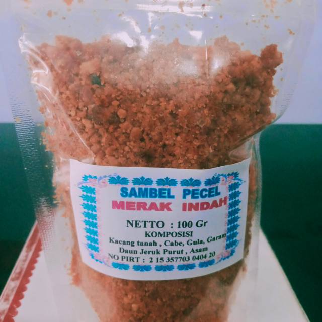 

Sambal Pecel Merak indah