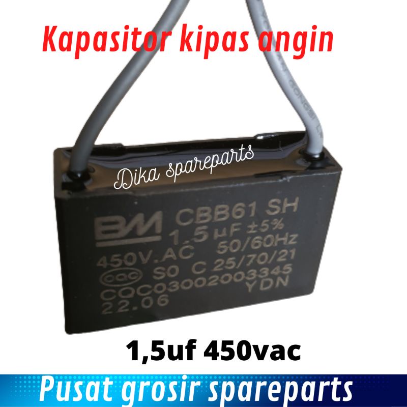 KAPASITOR KIPAS 1,5UF MULTI