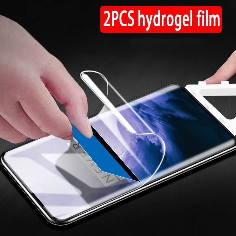 2pcs Pelindung Layar Tempered Glass Hd Blueray Untuk Oneplus 7t / 7 Pro / 7 / 7t Pro / 6t / 6 / 5t / 5 / 8 / 9t / 8pro