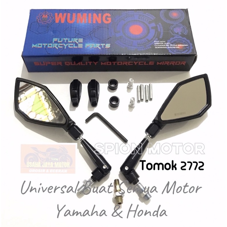 Spion Tomok V2 Cnc Type 2772 Universal Buat Semua Motor Yamaha &amp; Honda KING