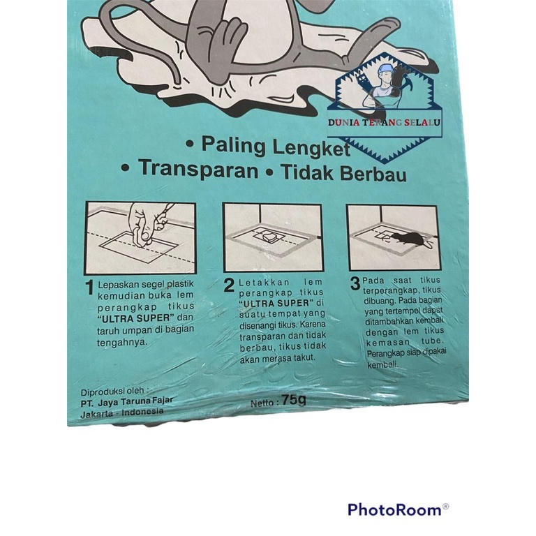 Lem Tikus ULTRA SUPER - Lem Tikus Papan - Lem Perangkap Tikus - Obat Tikus Jebakan