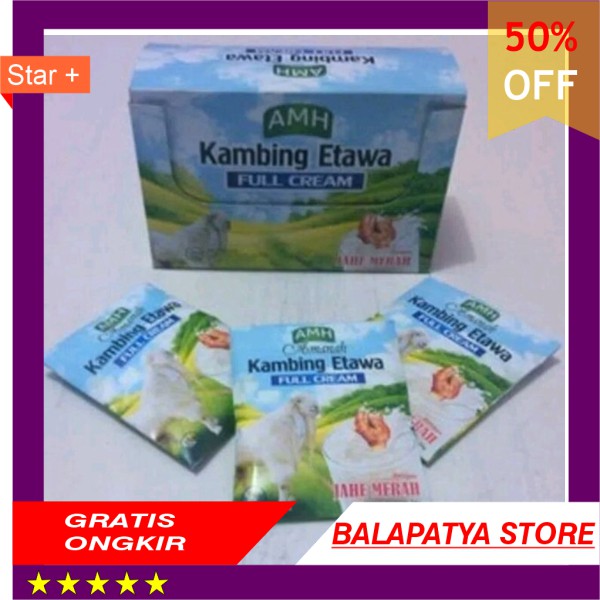 

Susu Kambing Etawa Ettawa plus jahe Merah AMH