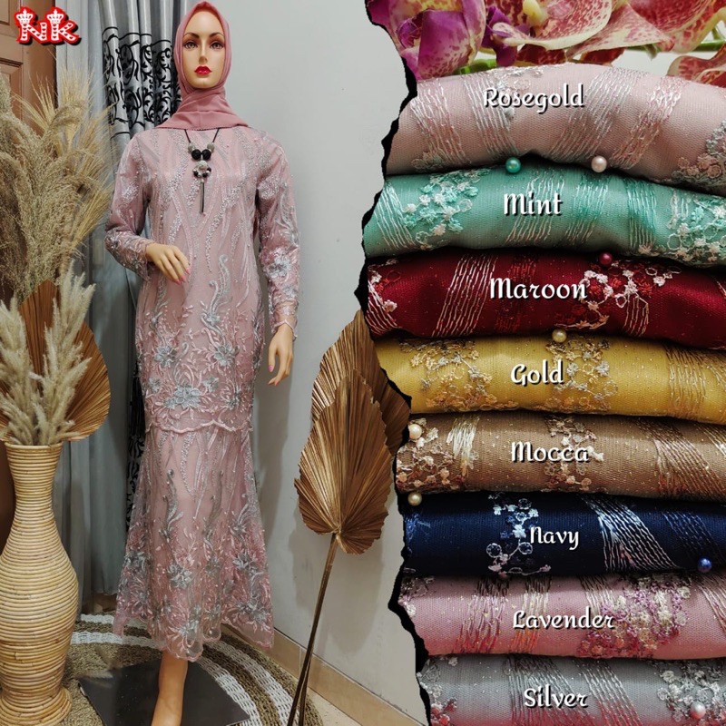 Gamis Duyung Two tone