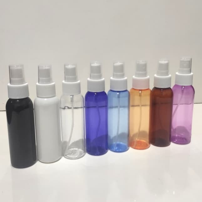 Botol Spray 100ml Tutup Putih l Botol Semprot Isi Ulang 100 ml l Botol Milagros Refill