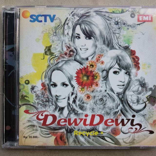 Cd kaset DEWI DEWI recycle dokter cinta cd audio original BEKAS