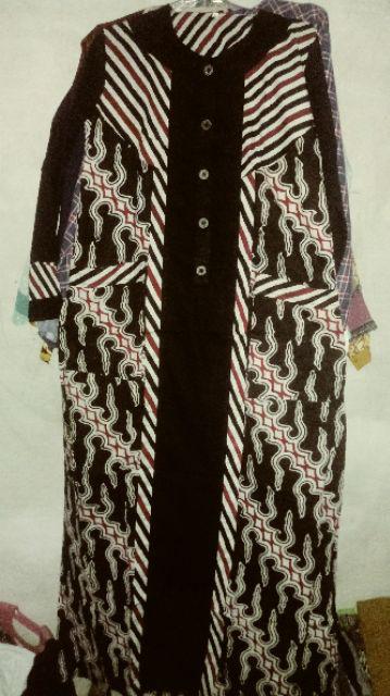 Gamis Batik Cap Motif Tuneeca
