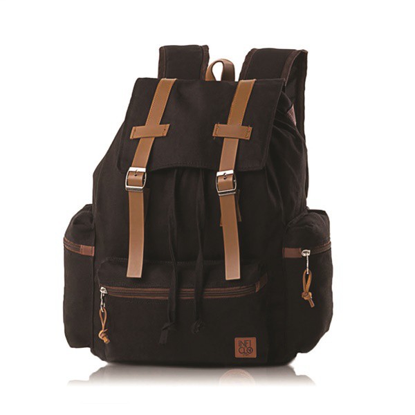 ✅BEST ITEM✅ Tas Ransel Sekolah Punggung Rucksack Backpack Anak Perempuan Wanita Murah Hitam