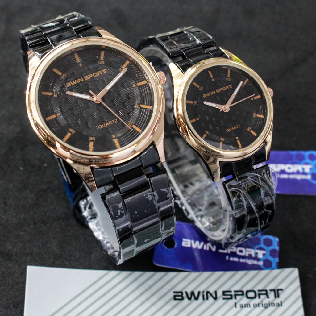 JAM TANGAN BWIN SPORT ORIGINAL RANTAI/ JAM TANGAN PRIA/WANITA BWIN SPORT ORIGINAL COMBINASI