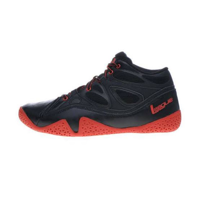 Sepatu League Hitam Basket Balistic Ballistic Black Merah Original