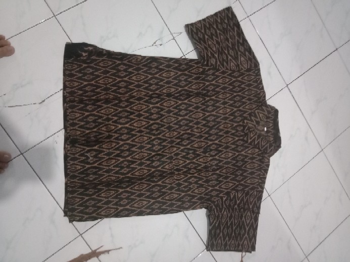 Kemeja Batik Lengan Panjang Batik  Danabrata Pria Motif Songket Hijau Kode 031 M L Xl Xxl Regular