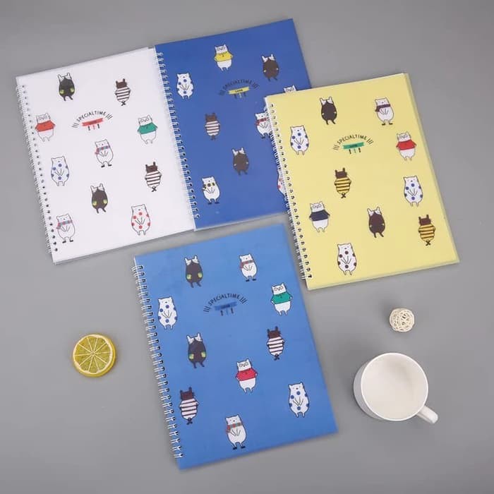 

Souvenir Unik Note Book A5 Spiral Animal Special Time