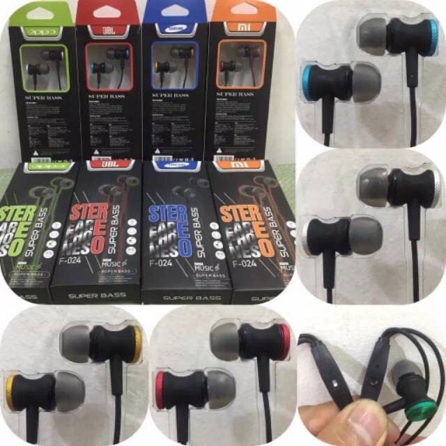 HEADSET SUPER BASS F-024 HEADSET UNIVERSAL BISA SEMUA HP