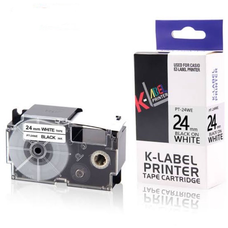 Refill K-Label Printer EZ Label 24MM Compatible Casio Tape Cartridge