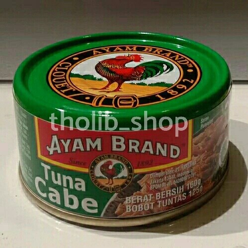 

Ayam brand tuna chilli 160gr can