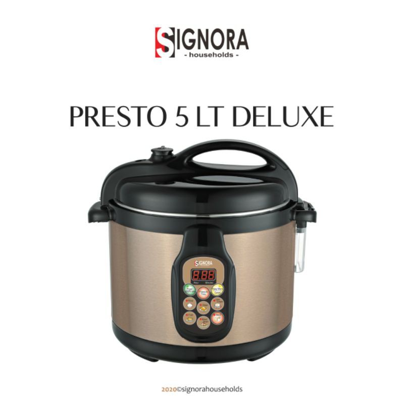 SIGNORA PRESTO DELUXE/PRESTO LISTRIK/PRESTO SIGNORA 5LITER