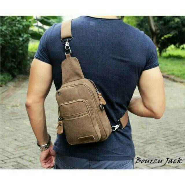 Tas Bourzu Jack 2 in 1 Variasi Kulit Import