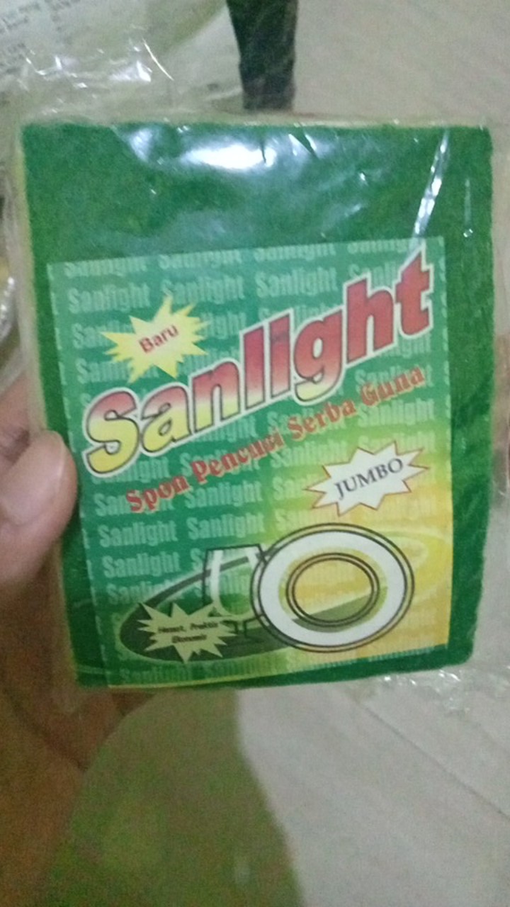 40 Gr Spon Sponge Cuci Piring Warna Warni Model Bantal