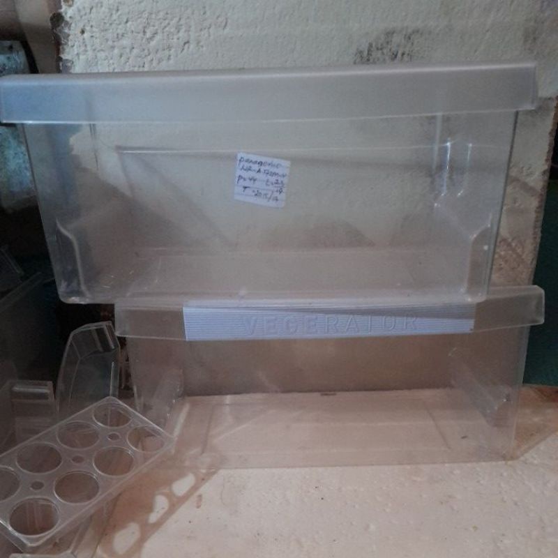 RAK SAYURAN BEKAS KULKAS PANASONIC 1pintu