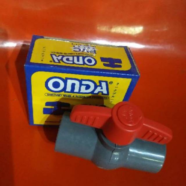 STOPKRAN ONDA 3/4 BALLVALVE PVC ONDA 3/4 Valve stop kran | Stop kran PVC Onda