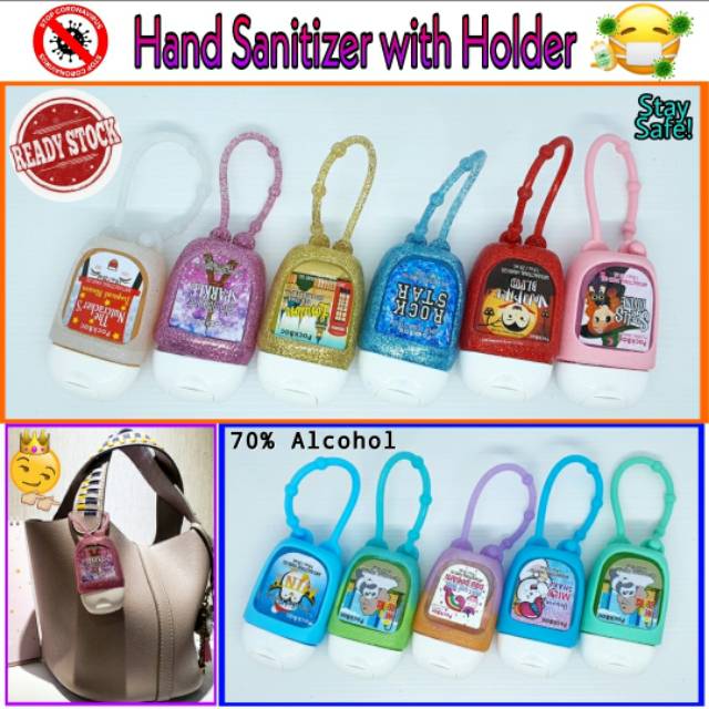 Hand Sanitizer Pockbac / Gantungan Tas dan Hand Sanitizer Pockbac
