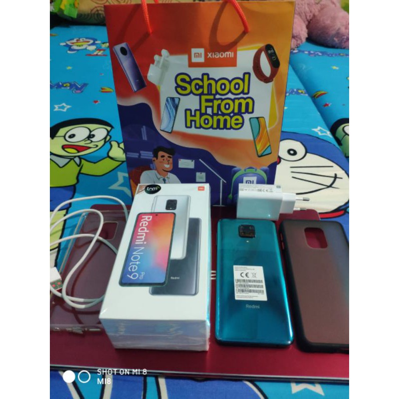 Redmi Note 9 Pro Ram 6/64 Snapdragon 720g NFC 5020mAh (typ) pemakaian baru 3 Minggu