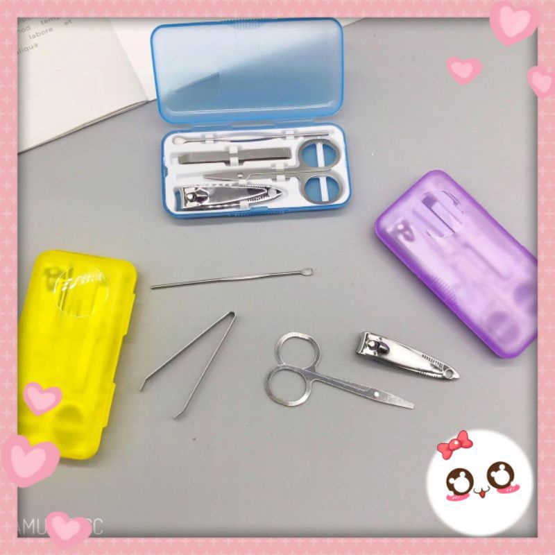 MANICURE PEDICURE SET ISI 4 GUNTING KUKU SET