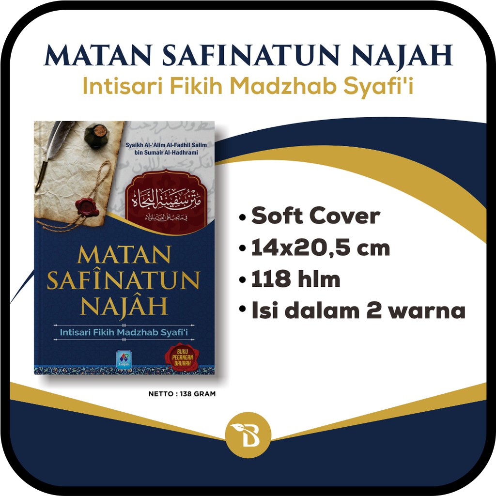 Jual Matan Safinatun Najah Intisari Fikih Madzhab Syafii Soft Cover Pustaka Arafah Shopee