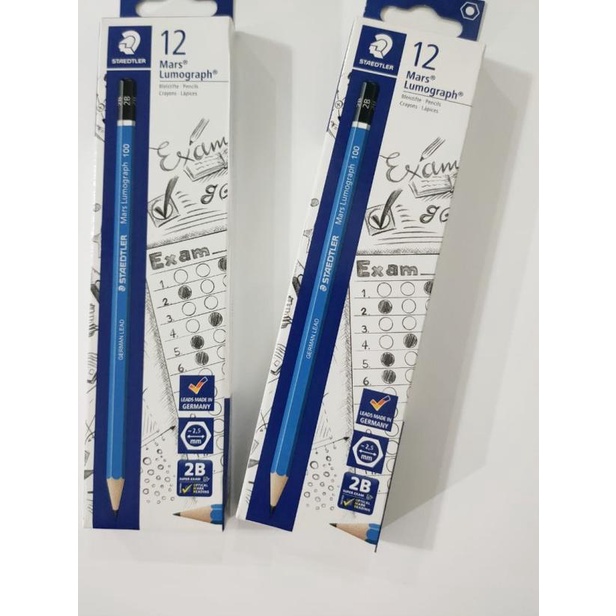 

☈ Pensil Staedtler 2B Mars Lumograph (LUSIN) ☚