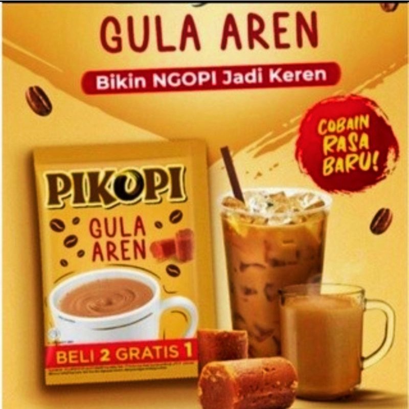 pi kopi kopi gula aren instant sachet 20 gram