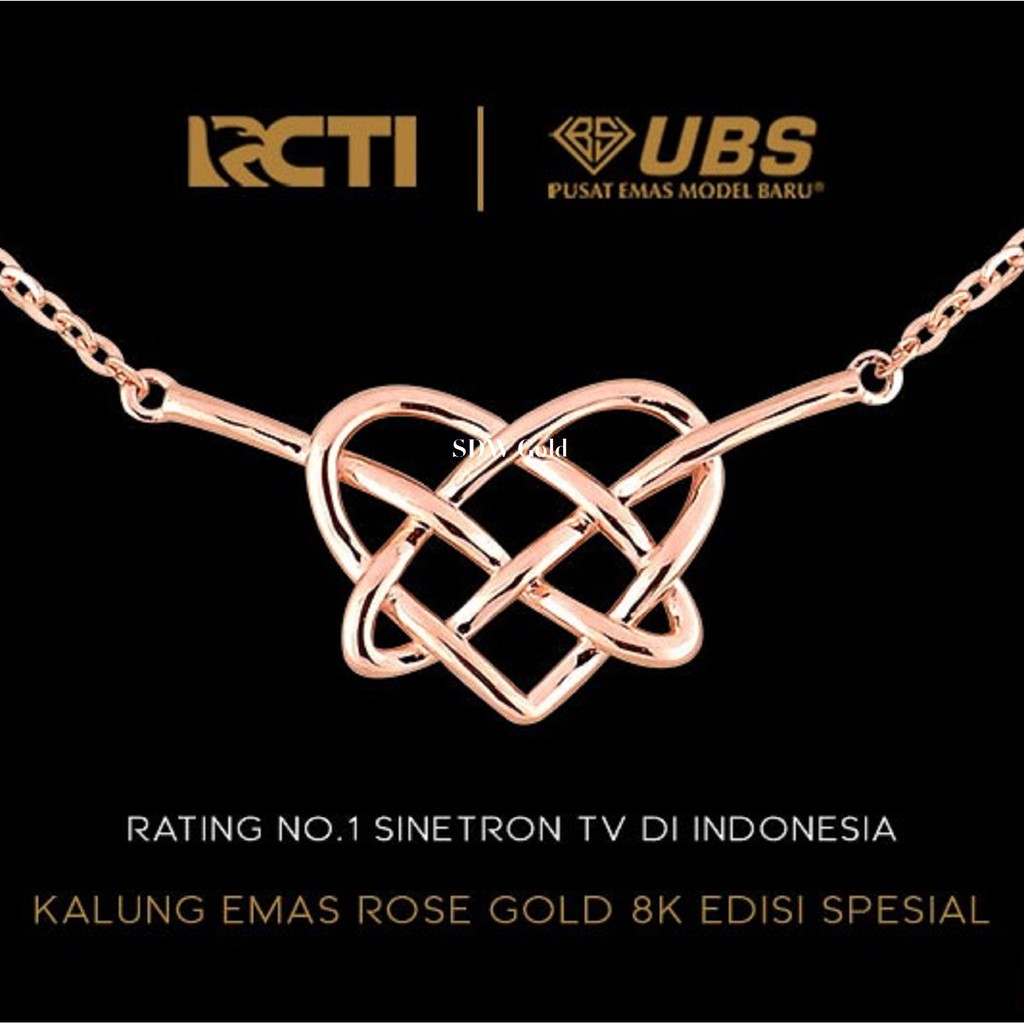 Kalung Emas &quot;Ikatan Cinta / Andin&quot; Edisi Spesial 8K - SDW Gold -