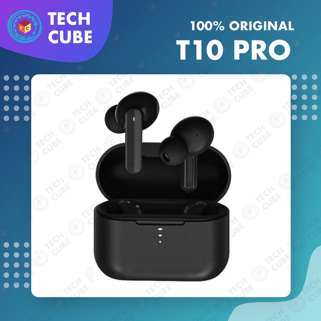 QCY T10 PRO TWS Earphone Headset Wireless Earbud Bluetooth Alt T5 T6 T7 T8 T1 PRO