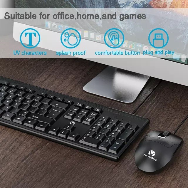 Keyboard Set Mouse MIKUSO KB-C012 Paket Keyboard Mouse Set