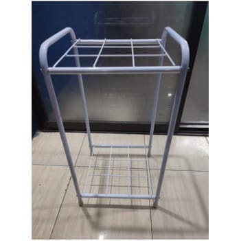 Rak Dispenser 2 Susun warna - Putih | Rak Galon Dispenser