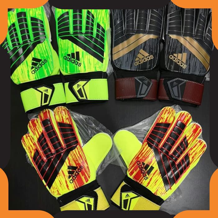 {COD}295 SARUNG TANGAN KIPER / GLOVE KEEPER ANAK ADIDAS GRADE ORI IMPORT PENJAGA GAWANG PRIA