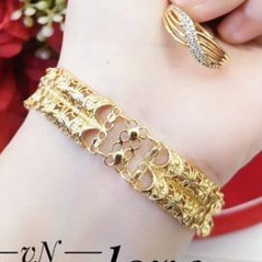 Xuping Set Gelang dan Cincin Wanita P836S