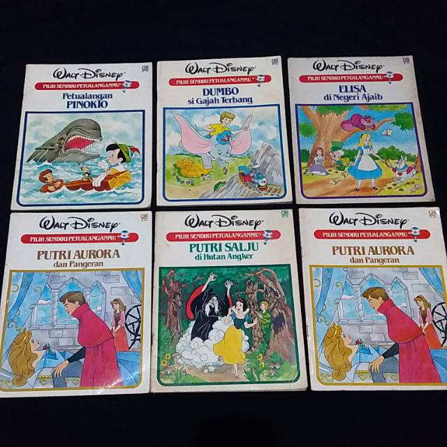 Buku langka pilih sendiri petualanganmu disney harga perbuku | Shopee