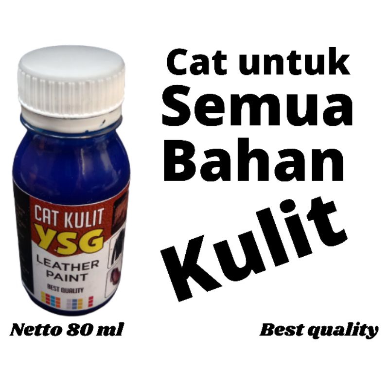 cat kulit isi 80 ml warna biru,cat jaket kulit,cat sepatu kulit,cat tas kulit,cat jok mobil kulit,