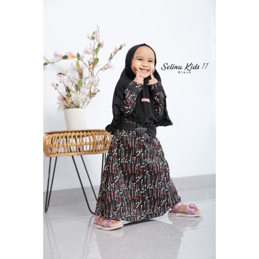 GAMIS DRESS ANAK PESTA SELINA KIDS BY ATTIN