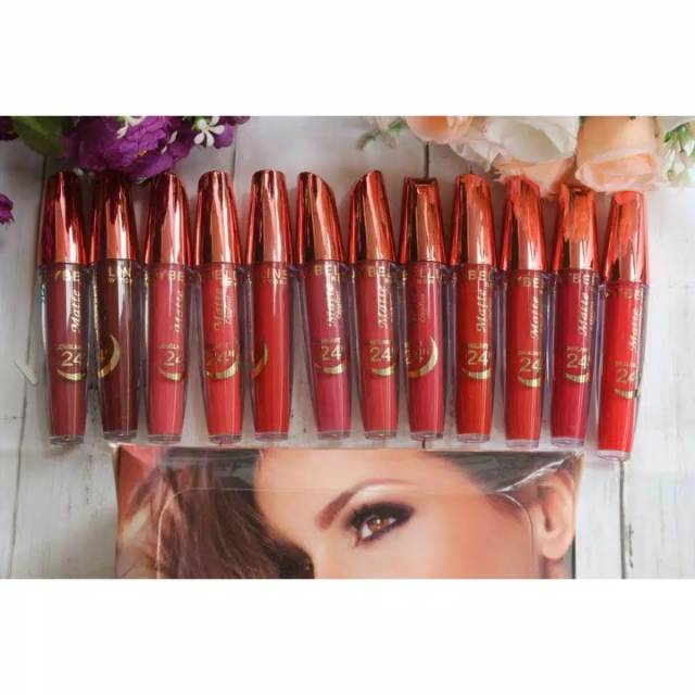 (PER 6pcs) Maybelline lipgloss matte waterproof