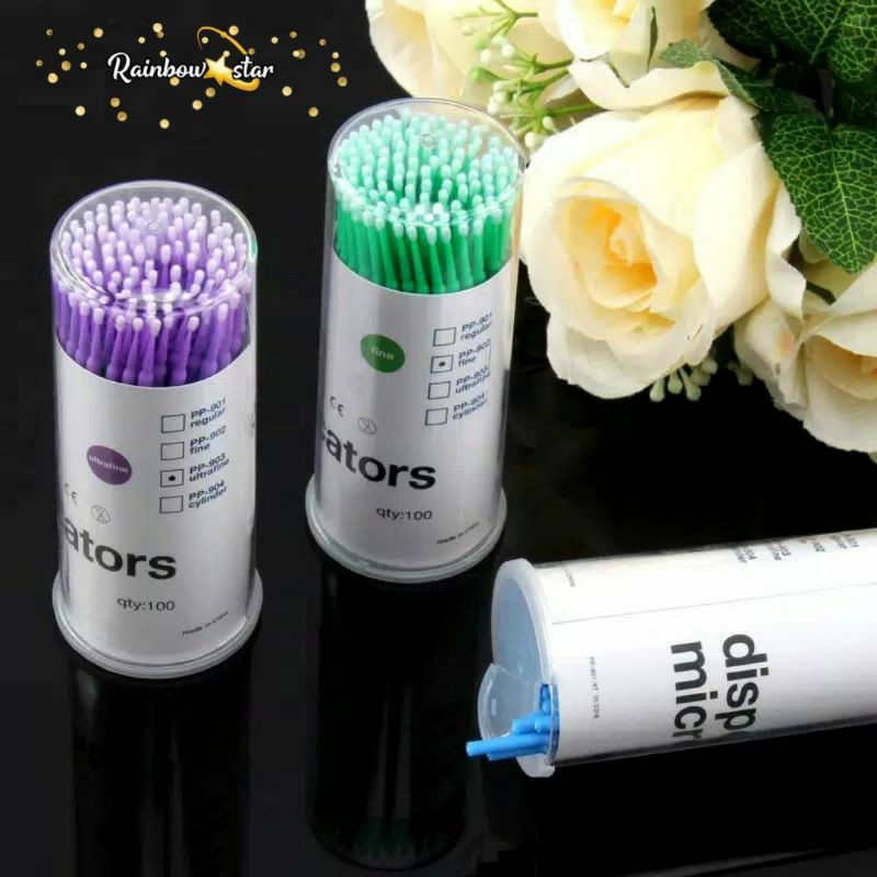 Micro Applicators Eyelash Extension Tube /Microbrush For Eyelash Extension / Micro brush