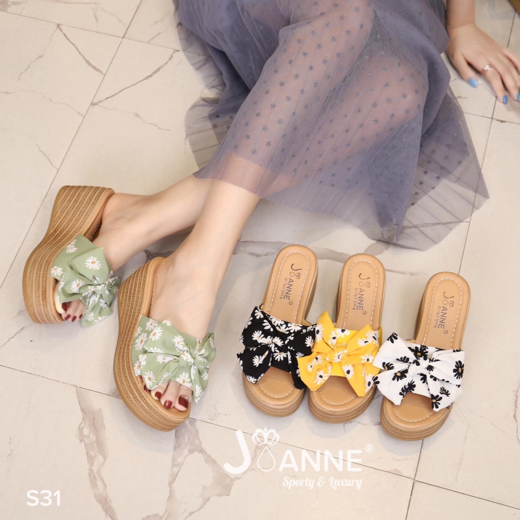 JOANNE WEDGES SANDAL SLING PITA SHOES #S31 ORIGINAL