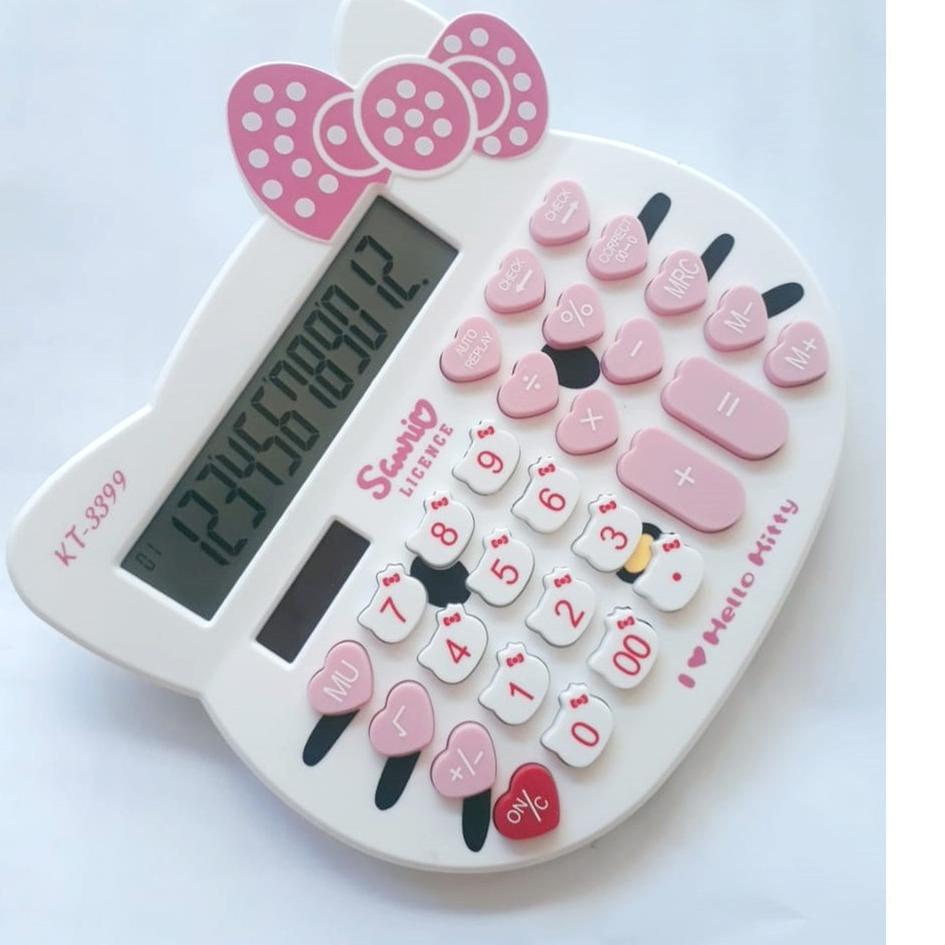 

Update! Kalkulator Hello KItty KT 3399 - 12 Digit - Check and Correct - Kalkulator Karakter Lucu dan Murah ~